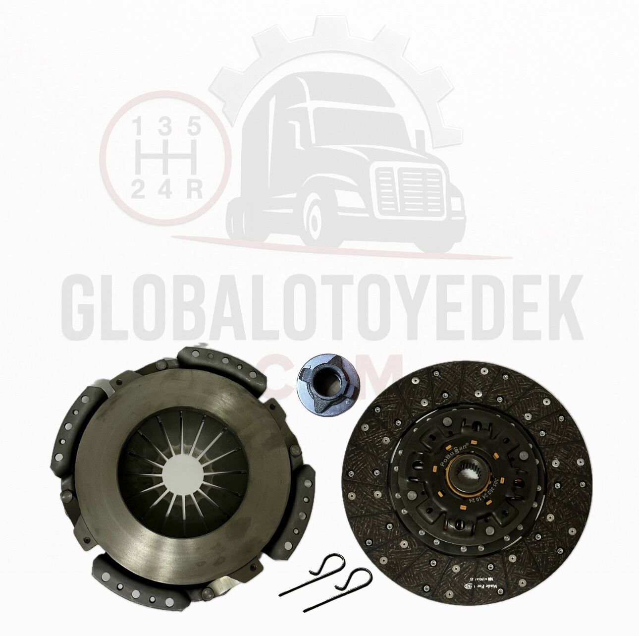 DEBRİYAJ SETİ (BASKI+DİSK+RULMAN) FB112-HİNO POBUSAN